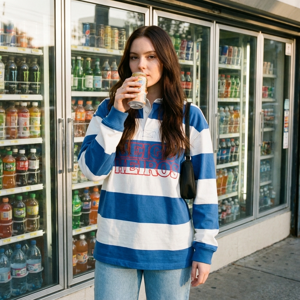 AI fashion campaign visual